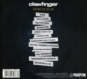 Clawfinger – Before We All Die | 4251981708638 | extra productbeeld