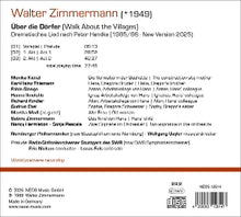 Ebel, Gudrun & Barry Hanner – Walter Zimmermann: Uber Die Dorfer | 4260063126147 | extra productbeeld