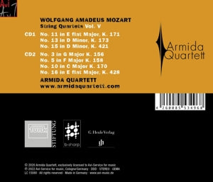 Armida Quartett – Mozart, String Quartets Vol. 5 | 4260085534968 | extra productbeeld