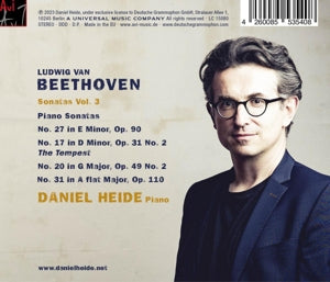 Heide, Daniel – Beethoven, Sonatas Vol. 3 | 4260085535408 | extra productbeeld