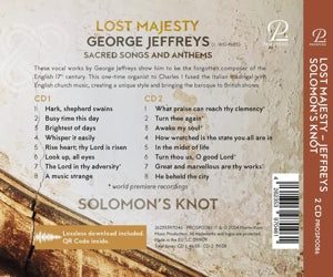 Solomon's Knot – Lost Majesty - Sacred Songs and Anthems | 4262353970461 | extra productbeeld