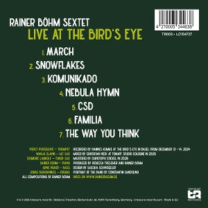 Rainer Bohm Trio – Live At the Bird's Eye | 4270005344638 | extra productbeeld