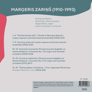 Kremerata Baltica – Margeris Zarins | 4751025440987 | extra productbeeld