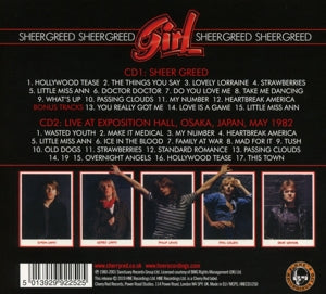 Girl – Sheer Greed / Live In Osaka '82 | 5013929922525 | extra productbeeld