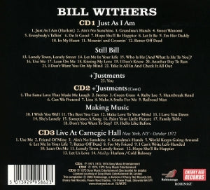 Withers, Bill – Just As I Am / Still Bill / +'Justments / Making Music / Live At Carnegie Hall | 5013929958623 | extra productbeeld