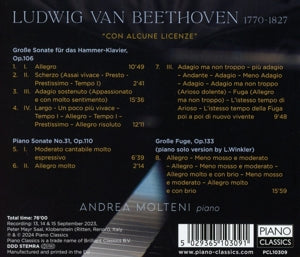 Molteni, Andrea – Beethoven: Con Alcune Licenze | 5029365103091 | extra productbeeld