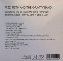 Fred Frith & the Gravity Band – Fred Frith & Gravity Band | 5052571220924 | extra productbeeld