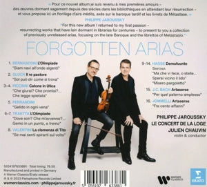 Philippe Jaroussky – Forgotten Arias | 5054197633881 | extra productbeeld