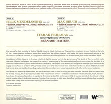 Perlman, Itzhak & Concertgebouw Orchestra & Bernard Haitink – Mendelssohn & Bruch: Violin Concertos | 5054197717840 | extra productbeeld
