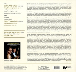 Mutter, Anne-Sophie – Lalo: Symphonie Espagnole | 5054197813955 | extra productbeeld