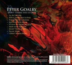 Goalby, Peter – Don't Think This is Over | 5060105499463 | extra productbeeld
