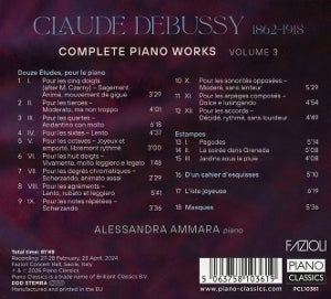 Ammara, Alessandra – Debussy: Complete Piano Works Vol. 3 | 5063758103619 | extra productbeeld