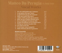 Minim Ensemble – Matteo Da Perugia: Vocal Works | 5063758701105 | extra productbeeld