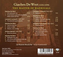 Le Nuove Musiche & Krijn Koetsveld – Giaches De Wert: the Master of Madrigals | 5063758701464 | extra productbeeld