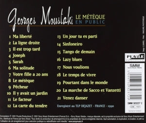 Moustaki, Georges – Le Métèque (En Public) | 5099750323724 | extra productbeeld