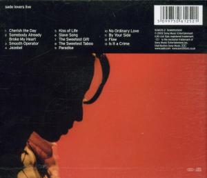 Sade – Lovers Live | 5099750612521 | extra productbeeld