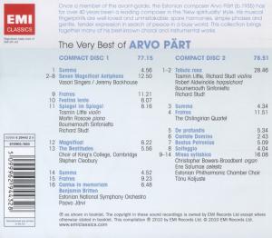 Jarvi, Kristjan – The Very Best of Arvo Part | 5099962944328 | extra productbeeld
