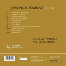 Cappella Mariana – Johannes Tourout: Portrait of an Imperial Cantor | 5425004841247 | extra productbeeld