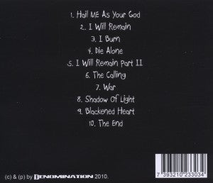 Whyte Ash – I Will Remain | 7393210233034 | extra productbeeld