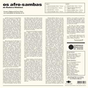 Powell, Baden & Vinicius De Moraes – Os Afro - Sambas | 7451107771073 | extra productbeeld
