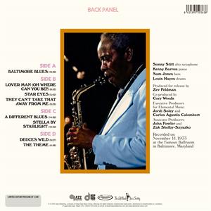 Stitt, Sonny – Boppin' In Baltimore: Live At the Left Bank | 8435395503638 | extra productbeeld