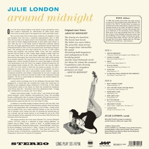 Julie London – Around Midnight | 8435723700135 | extra productbeeld