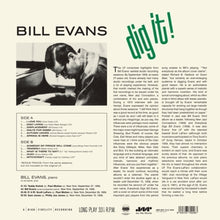 Evans, Bill – Dig It! | 8435723700463 | extra productbeeld