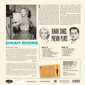 Shore, Dinah – Dinah Sings, Previn Plays | 8435723700654 | extra productbeeld