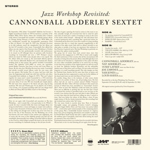 Cannonball Adderley Sextet – Jazz Workshop Revisited | 8435723700937 | extra productbeeld
