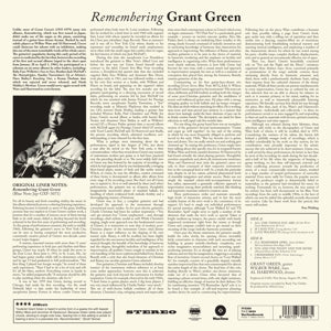 Green, Grant -Trio- – Remembering | 8435723700975 | extra productbeeld