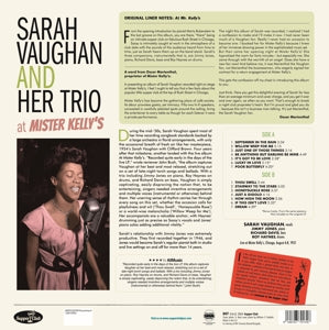 Sarah Vaughan Trio – At Mister Kelly's | 8435723701316 | extra productbeeld