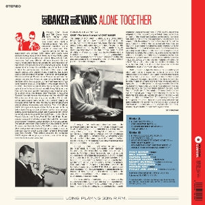 Baker, Chet & Bill Evans – Alone Together | 8435723701798 | extra productbeeld