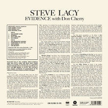 Lacy, Steve – Evidence With Don Cherry | 8435723702290 | extra productbeeld