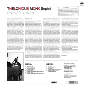 Monk, Thelonious -Septet- – Monk's Music | 8436006494574 | extra productbeeld
