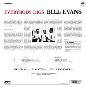 Evans, Bill – Everybody Digs Bill Evans | 8436006494697 | extra productbeeld