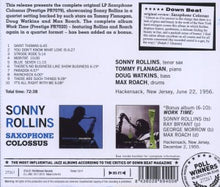 Rollins, Sonny – Saxophone Colossus | 8436028694006 | extra productbeeld