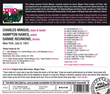 Mingus, Charles -Trio- – Mingus Three | 8436028696550 | extra productbeeld