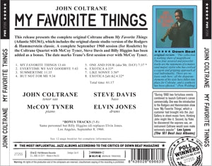 Coltrane, John – My Favorite Things | 8436028696635 | extra productbeeld