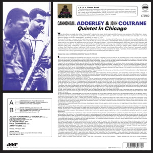 Cannonball Adderley, Nat Adderley – Quintet In Chicago | 8436028696741 | extra productbeeld