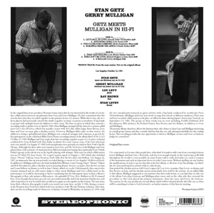 Getz, Stan & Mulligan, Gerry – Getz Meets Mulligan In Hi-Fi | 8436028698363 | extra productbeeld
