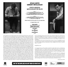 Getz, Stan & Mulligan, Gerry – Getz Meets Mulligan In Hi-Fi | 8436028698363 | extra productbeeld