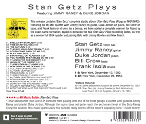 Getz, Stan – Stan Getz Plays | 8436028698738 | extra productbeeld