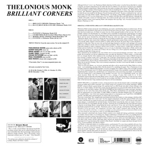 Monk, Thelonious – Brilliant Corners | 8436028698882 | extra productbeeld
