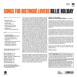 Holiday, Billie – Songs For Distingue Lovers | 8436028698943 | extra productbeeld