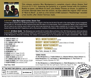 Montgomery, Wes – Groove Yard | 8436028699742 | extra productbeeld