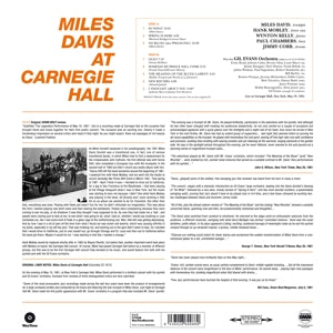 Davis, Miles – At Carnegie Hall | 8436028699889 | extra productbeeld