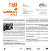 Davis, Miles – At Carnegie Hall | 8436028699889 | extra productbeeld