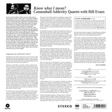 Cannonball Adderley, Nat Adderley – Know What I Mean | 8436028699957 | extra productbeeld