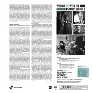 Davis, Miles – Workin' With the Miles Davis Quintet | 8436539310471 | extra productbeeld