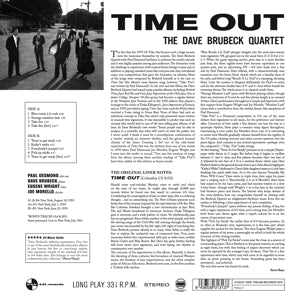 Dave Brubeck Quartet – Time Out | 8436539313137 | extra productbeeld